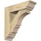 Ekena Millwork Balboa Traditional Rough Sawn Bracket w/ Offset Brace, Douglas Fir, 6"W x 20"D x 20"H BKT0604X20X20BOA01RDF - alternate 1